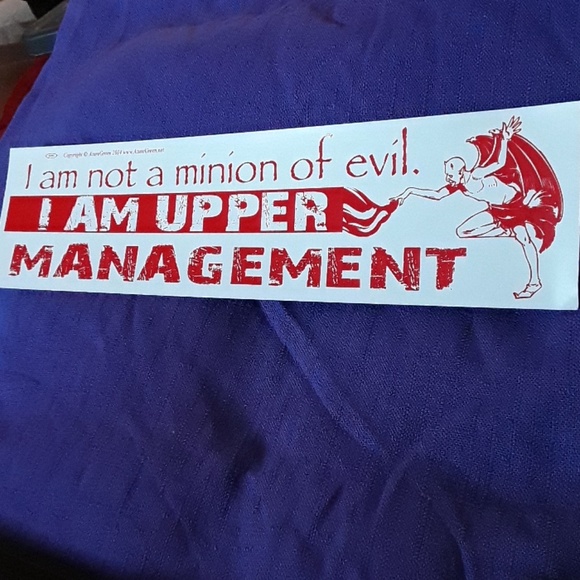 I'm not a minion of evil.....bumper sticker/new - Picture 4 of 6